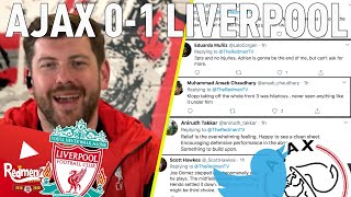 'Defended Well Without Van Dijk!' | FAN REACTIONS | Ajax 0-1 Liverpool | LFC 'Redmentions'