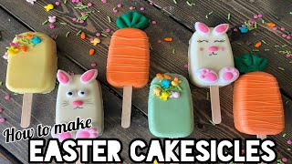 HOW TO MAKE CAKESICLES | EASTER THEME | Step By Step Tutorial