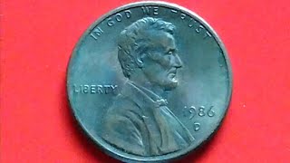 The Most Valuable 1986 D Lincoln Penny