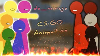 CS:GO Stick Nodes. de_mirage [Animation]