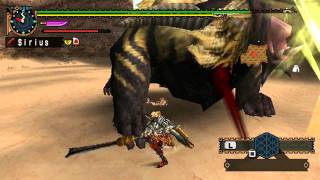 MHP2G G級 最後の招待状 ソロ 6:05 非火事場太刀 HR9 Dual Rajang in 6:05