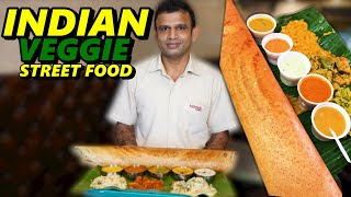 HUGE Indian Dosa! Southern Indian Vegetarian Street Food in Singapore!!