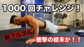 【衝撃の結末】30分で腕立て1000回チャレンジしてみた