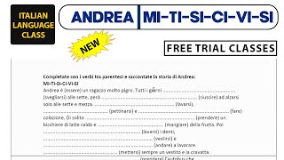 Italian Language Class | Free Trial Classes | Andrea | MI-TI-SI-CI-VI-SI | Patente B | Ali Patente