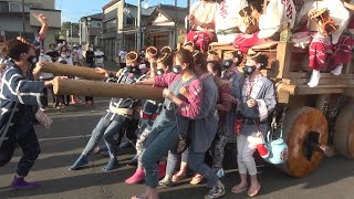 潮来濱壹丁目特別曳き廻し/若連女子による山車特別曳き廻し＆他町内合流総踊り