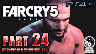 #24【FARCRY5：ファークライ5 / PS4Pro高画質】炸裂するファーザーの鼻水芸！プラット保安官を救え【癒やされ実況プレイ】