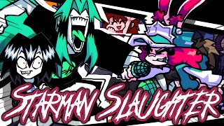 STARMAN SLAUGHTER but 7QUID vs Skarlet Bunny sings cover!!!🔥【Zibidi, Binej and Skarlet T. Bunny】