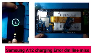 Samsung A12 Charging Error fix DM DP line miss || ✅😱🚀 #mobilerepairing