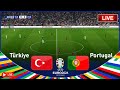🔴[LIVE] Türkiye vs Portugal | EURO 2024 | Full Match • Video Game Simulation