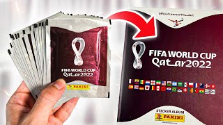 Trying to *COMPLETE* my PANINI WORLD CUP 2022 STICKER ALBUM!! (Pack Opening!!)