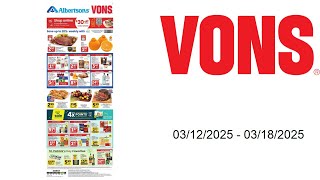 Ad Vons - Weekly Ad - 03/12/2025 - 03/18/2025