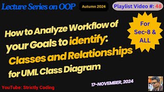 2024 11 17, Analyze Workflow of Goals to identify Classes and Relationships