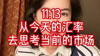 11.13   从汇率看市场 汇率