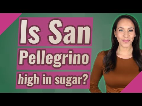 Does S Pellegrino water have sugar?