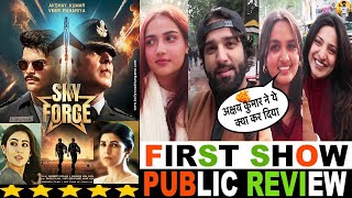 Sky Force Movie First Show Public Reaction \u0026 Review | Sky Force Public Talk | Sky Force Movie Review