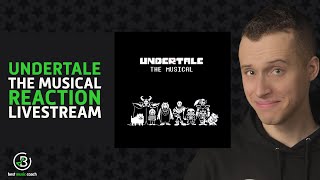 My First Time Hearing Undertale the Musical Reaction LIVE | Reacts to Original Sound Track