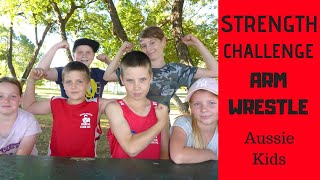 Strength Challenge - Arm Wrestling - kids challenge