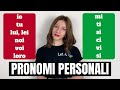 PRONOMI PERSONALI in italiano (soggetto e riflessivi) - Learn Italian PERSONAL PRONOUNS 😯😦😧