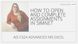 How to Open and Complete Assignments in Simnet