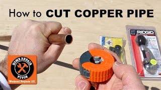 How to Cut Copper Pipe (5 Amazing Tools) -- by Home Repair Tutor