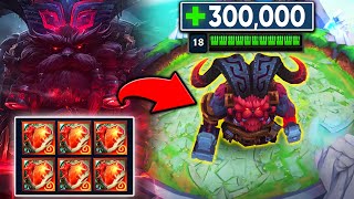 WTF? I GOT 300,000 HEALTH ON ORNN... RIOT WHAT IS THIS?