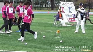 第34回全日本ゲートボール選手権準決勝 萬燈組（愛知県） vs 大垣心友会（岐阜県）