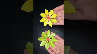 Flower Crafts | Easy Paper Flowers #shortvideo #short #shorts #ytshorts #craftideas #papercraft #diy
