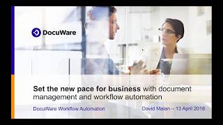 Webinar: DocuWare Workflow Manager – Automation instead of Routine