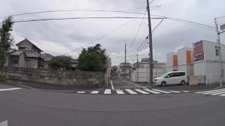 【自転車車載】石塚公園北〜足立栗原北郵便局(2017/06/30)