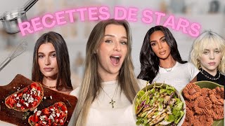 JE TESTE DES RECETTES DE STARS ✨