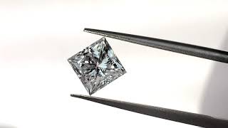 1.50ct Square Princess Cut Diamond GIA Certefied F Color VS2 Clarity