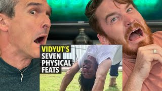 VIDYUT JAMMWAL | Seven Physical Feats & Mind-Speed Training REACTION! | KORBIN HURTS HIMSELF 😂