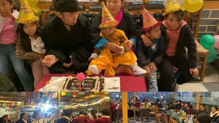 Happy birthday to our little girl༼སྐྱེས་སྐར་བསུ་༽#happybirthday #tibetangorshey #party #funny #dance