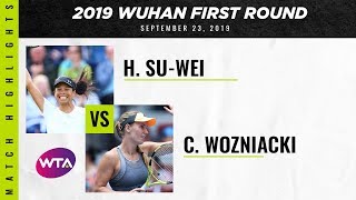 Hsieh Su-wei vs. Caroline Wozniacki | Full Match | 2019 Wuhan First Round