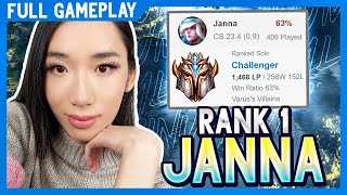 🌪️ HOW THE RANK 1 JANNA BUILDS! | Janna Full Gameplay | Luminum