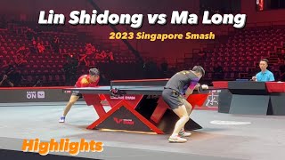 VIP Angle: Ma Long 马龙 vs Lin Shidong 林诗栋 | 2023 WTT Singapore Smash (Ms-R32)