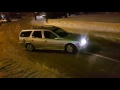 winter snow drift in city - Opel vectra b caravan