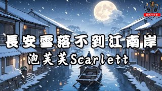 泡芙芙Scarlett - 長安雪落不到江南岸【動態歌詞Lyrics】