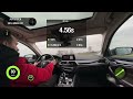 BMW 520D G31 2.0D AT RWD 2018 STAGE-1. 0-100 acceleration.