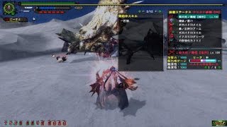 【MHF-ZZ】辿異種ダイミョウザザミ　800 穿龍棍ソロ　1ラスタ