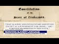 removing slavery language in tn constitution