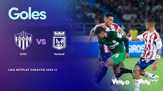 Junior vs. Nacional (goles) | Liga BetPlay Dimayor 2023- 2 | Fecha 12