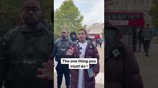 The one thing you must do as a muslim | Shamsi | Speakerscorner #hydepark #shamsi #dawah #shorts