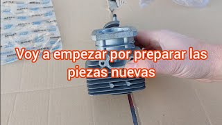 Reparación motor Desbrozadora Stihl Fs480 parte 1. Preparación de las piezas para máxima potencia