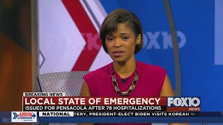 Pensacola mayor delcares state of emergency as COVID cases rise