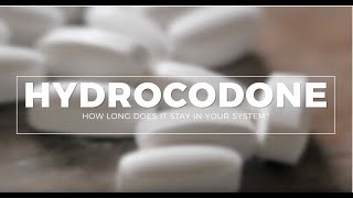 How long does Hydrocodone stay in your system? #Drugtest #Urinetest