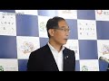 取材に応じる埼玉県の大野元裕知事