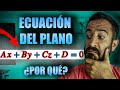 ECUACIÓN del PLANO | DEDUCCIÓN + 3 CASOS resueltos | Curso de Geometría analítica 🔥