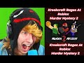 KreekCraft Rages at Roblox Murder Mystery 2