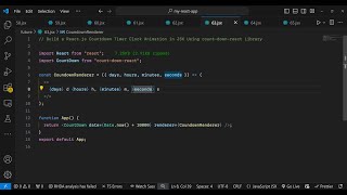 Build a React.js Countdown Timer Clock Animation in JSX Using count-down-react Library